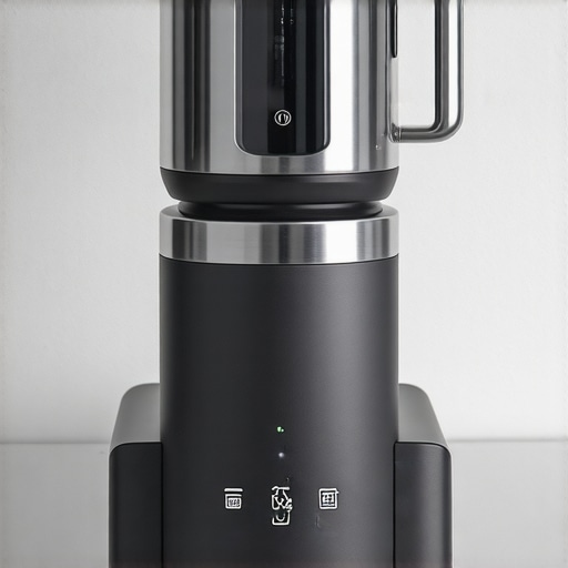 A modern smart mixer with digital controls and app connectivity