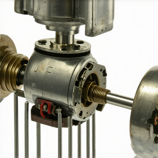 Disassembled hand mixer revealing burnt motor parts and wiring.